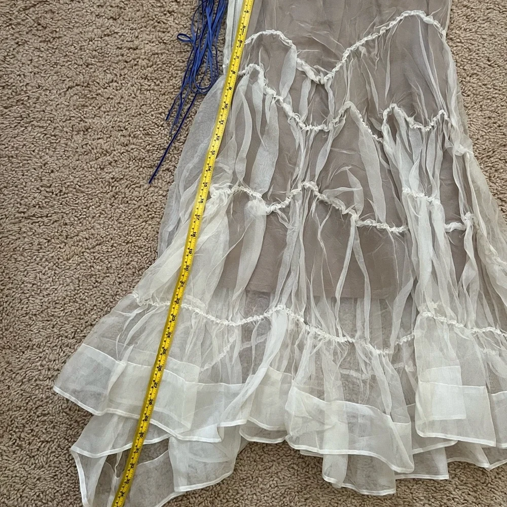 Märchen Silk Tiered Asymmetrical Skirt - Picture 9 of 13